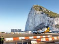 Rock of Gibraltar, Runway Aircraft