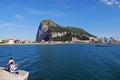 The Rock of Gibraltar.