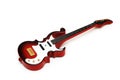 Rock guitar isolated on the white Royalty Free Stock Photo