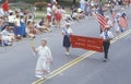 Rock Hall Senior Citizens Marching in July 4th Parade, Rock Hall, Maryland