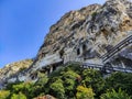 Rock-hewn Church of Ivanovo, Bulgaria. Royalty Free Stock Photo