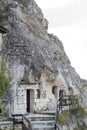 Rock-hewn Churches of Ivanovo, Bulgaria. Royalty Free Stock Photo