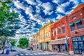 Rock hill south carolina downtown in the morning