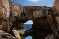 Rock hole on the island of Lokrum