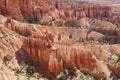 Rock Hoodoos in Bryce Canyon National Park in Utah Royalty Free Stock Photo