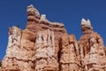 Rock Hoodoos in Bryce Canyon National Park in Utah Royalty Free Stock Photo