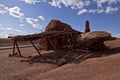 The rock house at vermillion cliffs highway where once Blanche Russell lives