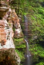 Rock House Waterfall Royalty Free Stock Photo