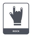 rock icon in trendy design style. rock icon isolated on white background. rock vector icon simple and modern flat symbol for web
