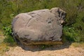 Rock in the entrance of Hogee Kempen national park