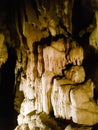 Rock Inside Chalk Limestone Stalactive Cave Stone Water River Formation Light Dark Pai Tour Chiang Mai Thailand