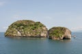 Rock islands in ocean Royalty Free Stock Photo