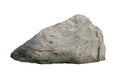 rock isolated on white background . Royalty Free Stock Photo