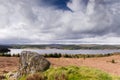 Rock at Kielder water Royalty Free Stock Photo