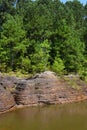 Rock Layers at Arkansas Grand Canyon Royalty Free Stock Photo