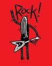 Rock logo or poster design