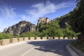 Rock monasteries Meteora, Greece Royalty Free Stock Photo