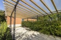 polycarbonate roof construction