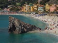 Rock at Monterosso beach Royalty Free Stock Photo