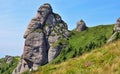 Ciucas Rock Mountains in Romania Royalty Free Stock Photo