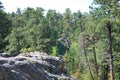 Rock in Mountain Landscape in The Black Hills, South Dakota Royalty Free Stock Photo