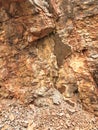 Rock mountain landslide background and texture