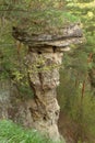 Rock mushroom in Markusovce, Slovakia