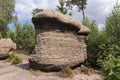 Rock mushrooms - bizarre rock formations, Broumov Walls