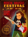 Rock music festival poster