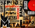 Rock Music poster Royalty Free Stock Photo