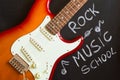 Rock music school Royalty Free Stock Photo