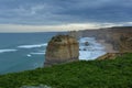 Rock outcrop in ocean Royalty Free Stock Photo