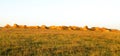 Rock outcrop at sunset in Kansas