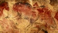 Rock paintings from Altamira cave
