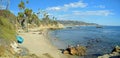 Rock Pile Beach below Heisler Park in Laguna Beach. California.