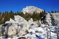 Rock piles and mountains