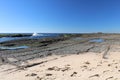 Frazer Beach Australia Rock Platform Joint Sets Royalty Free Stock Photo