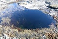 Rock Pool on Bongon Beach Australia Royalty Free Stock Photo