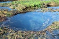 Rock Pool on Bongon Beach Australia Royalty Free Stock Photo