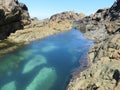 Rock pool in Lihou island