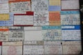 Rock and roll Concert ticket stubs