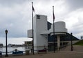 Rock and Roll Hall of Fame, at Lake Erie, Cleveland, Ohio Royalty Free Stock Photo