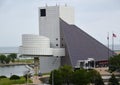 Rock and Roll Hall of Fame, at Lake Erie, Cleveland, Ohio Royalty Free Stock Photo