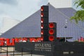 Rock and Roll Hall of Fame, at Lake Erie, Cleveland, Ohio Royalty Free Stock Photo