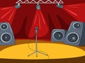 Rock&Roll Stage Cartoon