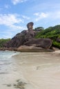 Rock Sail on Similan, Thailand Royalty Free Stock Photo