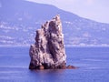 Rock sail at the yalta crimea Royalty Free Stock Photo