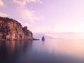 Rock sail at the yalta crimea