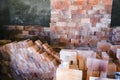 Rock Salt Tiles Royalty Free Stock Photo