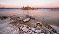 Rock Salt Tufa Formations Sunset Mono Lake California Nature Out Royalty Free Stock Photo